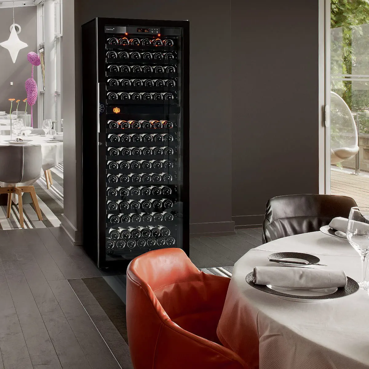 Serving wine cabinet D PURE L EuroCave commercial free