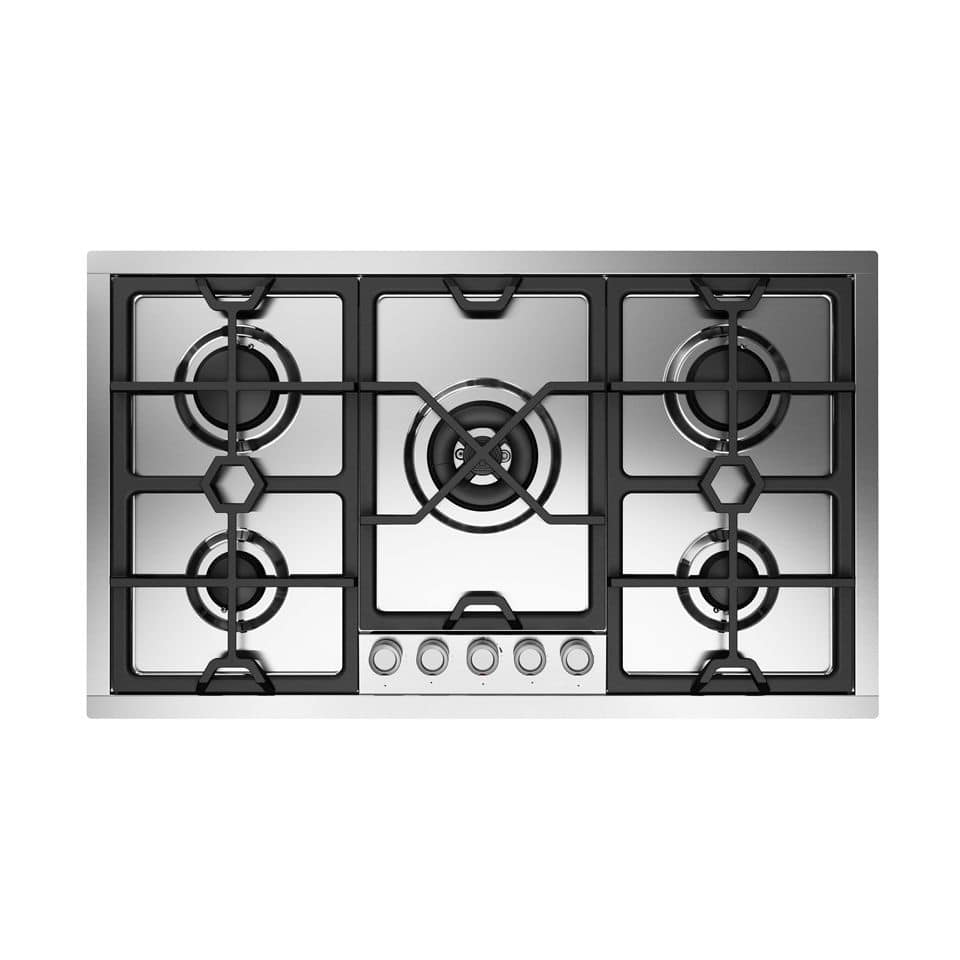 Gas cooktop HCPMT95D ILVE 5 burner / countertop / with knobs