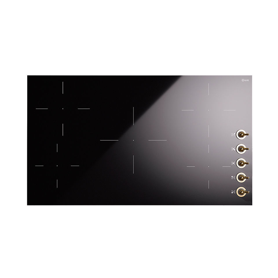 Induction cooktop HVI395N ILVE glass ceramic / commercial / 5 burner