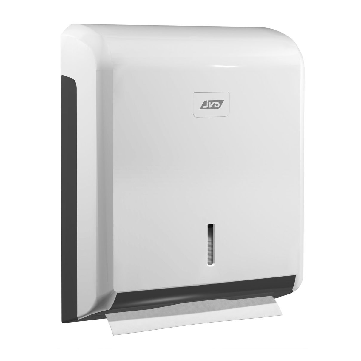 Dispenser Asciugamani Zig-zag Bianco - Porta Rotoli Igienici 28.7x14x28.7cm Con Serratura - Foto 10