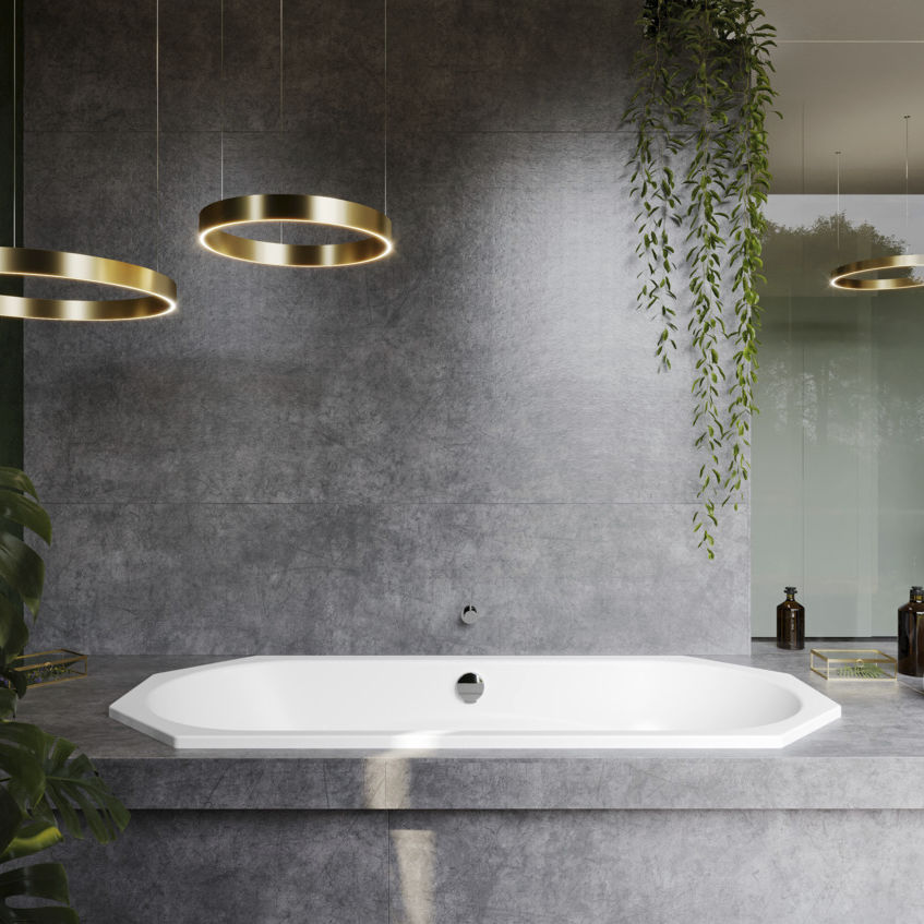 Corner bathtub VAIO DUO 8 Kaldewei for alcoves / integrated / for