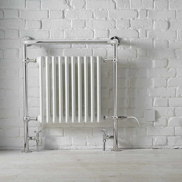Hot water towel radiator - BALMORAL - BISQUE EXPORT - electric / 501 w ...