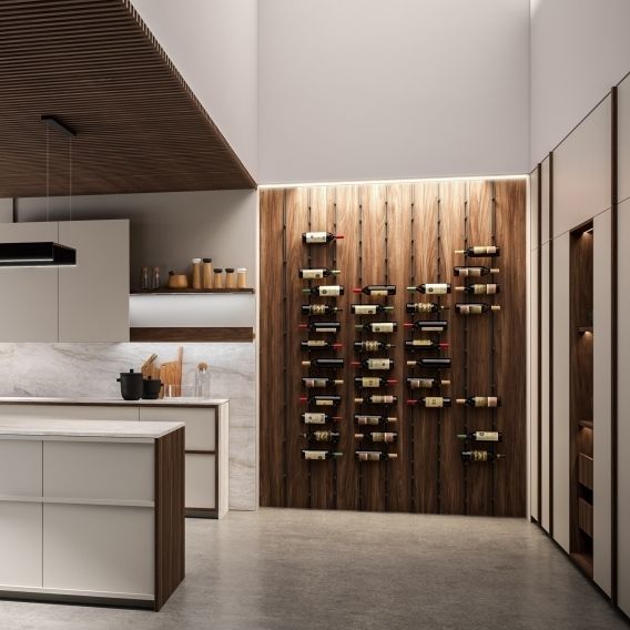 HPL bottle rack - ARENA - MAISTRI - wall