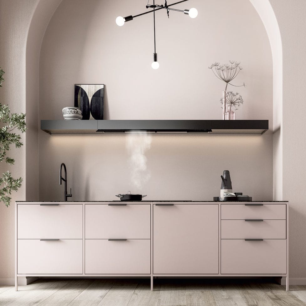 Wallmounted range hood Shelf falmec ductless / with builtin