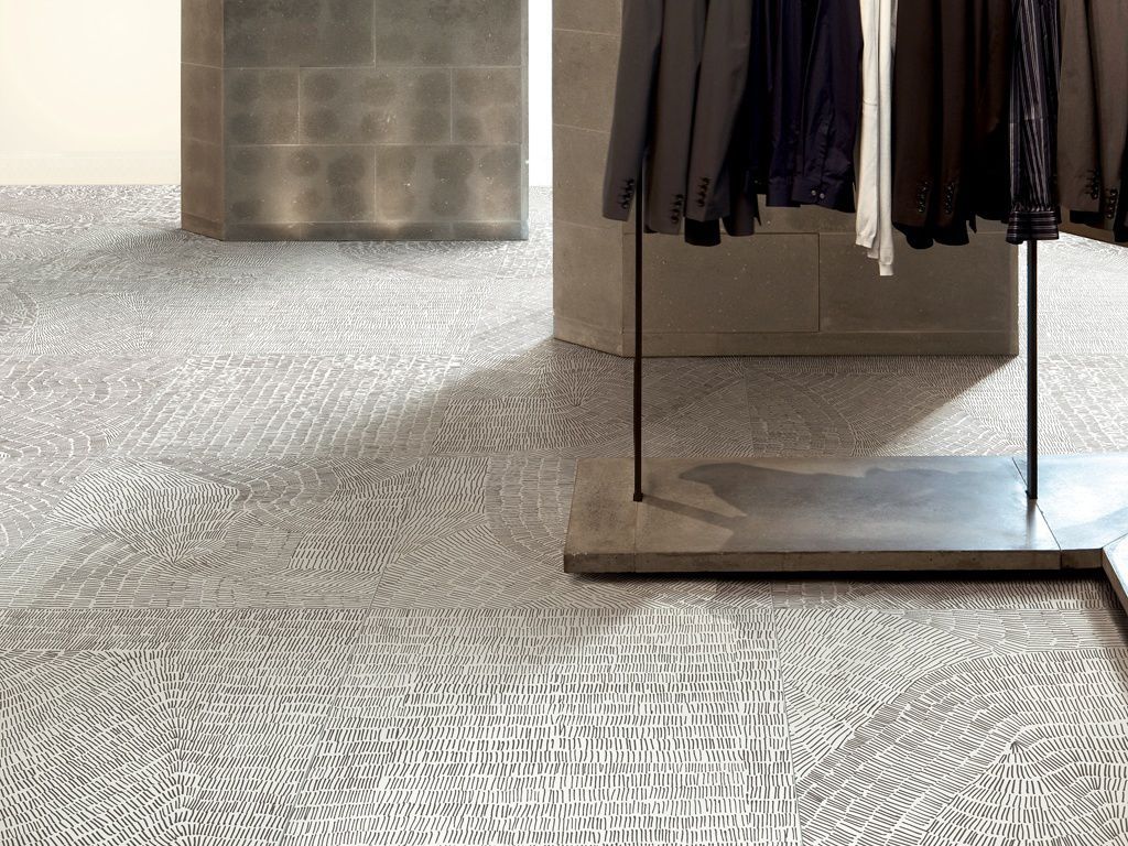 Indoor tile FOSSIL BROWN CERAMICHE REFIN for floors / porcelain