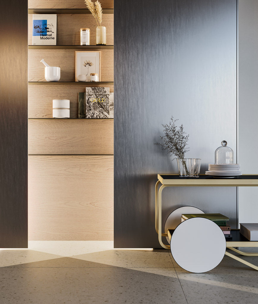 Wallmounted shelf D12 + D23 DOIMO CUCINE contemporary / kitchen