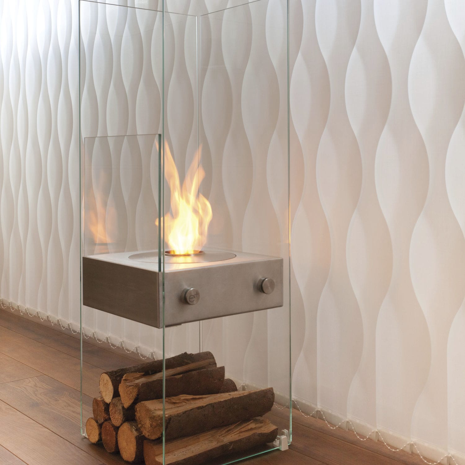 Bioethanol fireplace - GHOST - EcoSmart Fire - free-standing