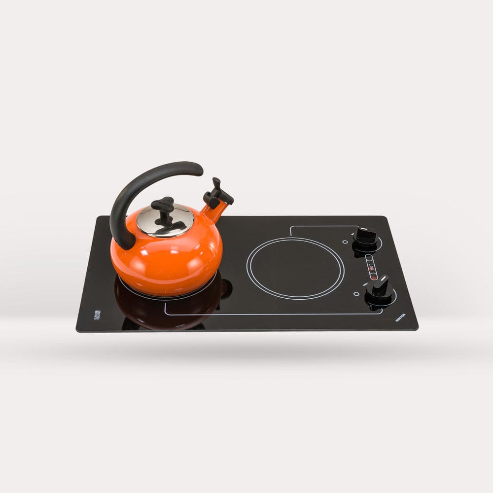 Electric cooktop CARIBBEAN Kenyon 2 burner / builtin / with knobs