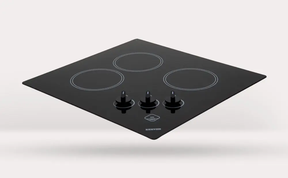 3 burner cooktop outlet electric