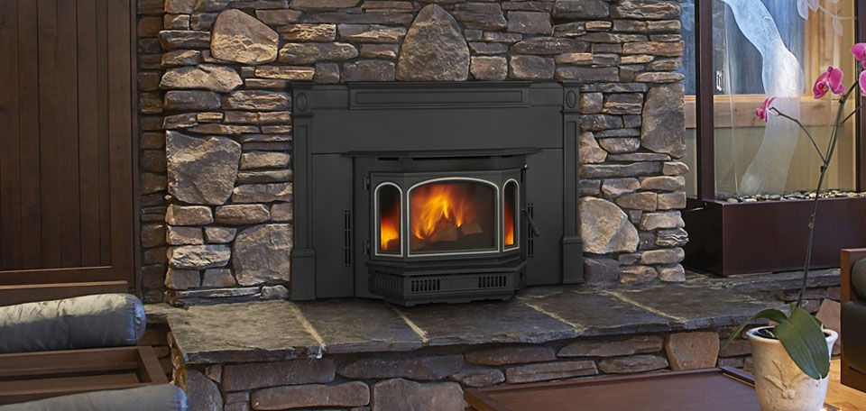 Wood-burning fireplace insert - 4100I - QUADRA-FIRE