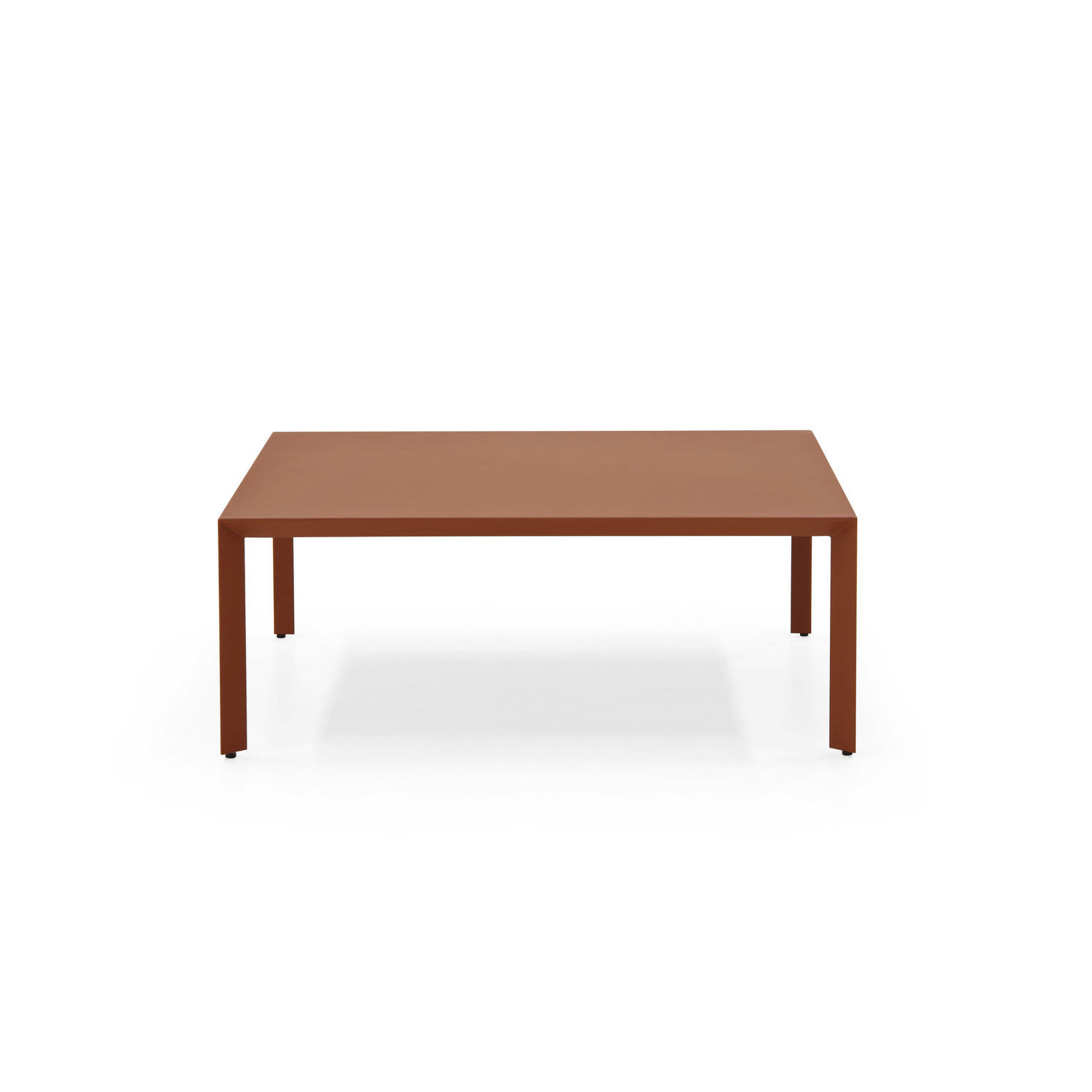 Contemporary side table - MONO - PIANCA - metal / rectangular / square