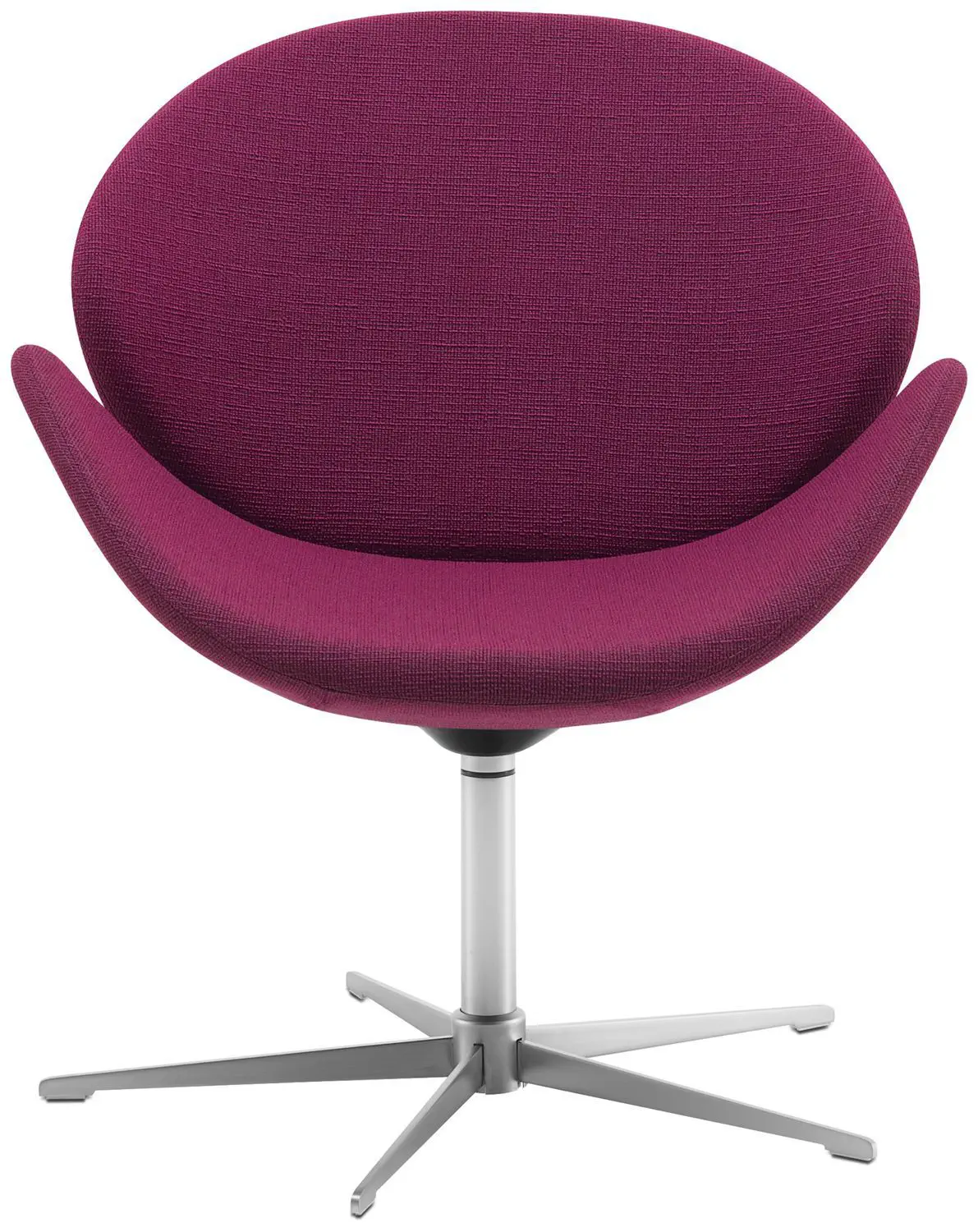 Contemporary armchair - OGI - BoConcept - leather / fabric / steel