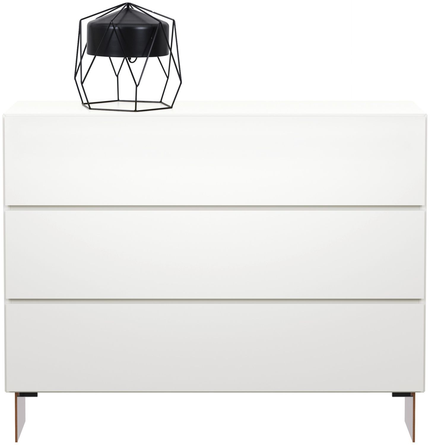 Contemporary chest of drawers - LUGANO - BoConcept - steel