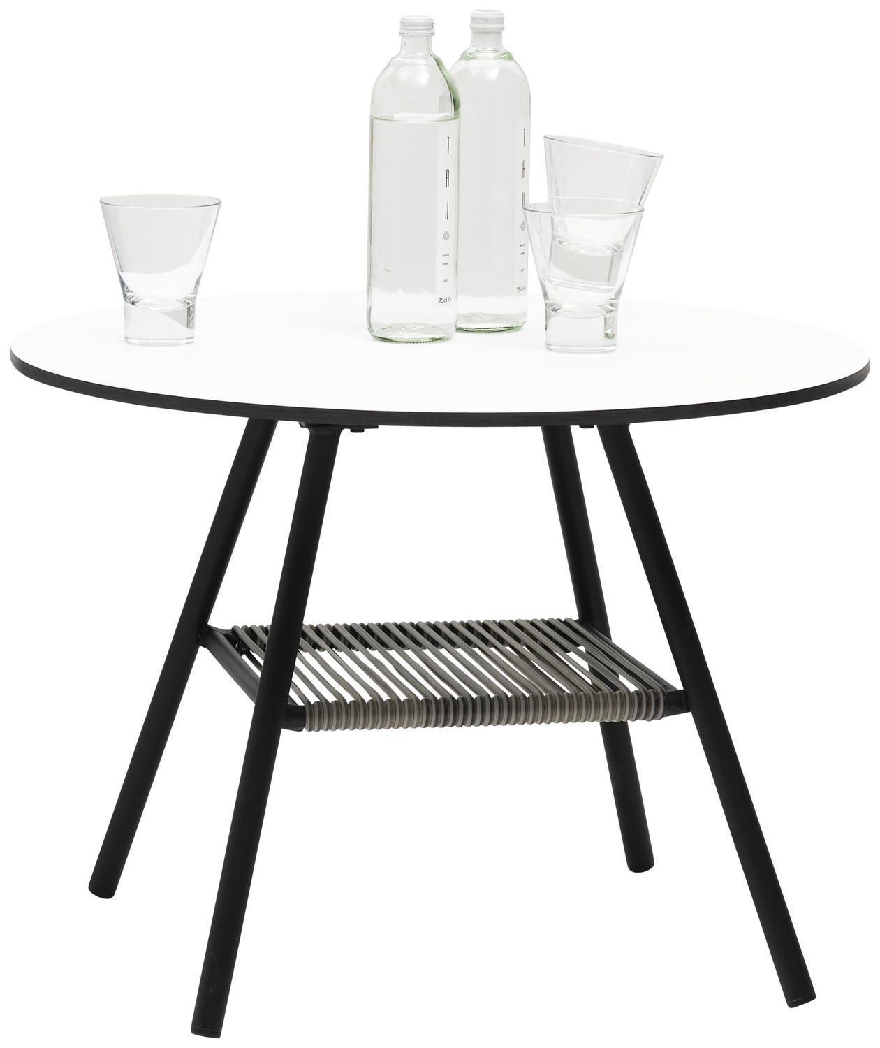 Contemporary table - ELBA - BoConcept - steel / steel base