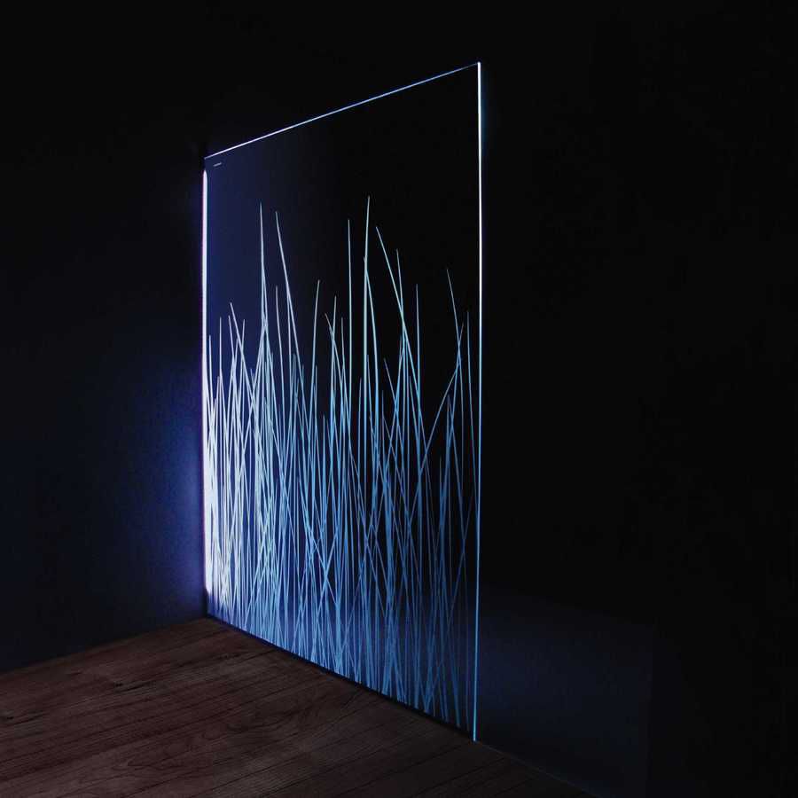 Fixed Shower Screen Dlight Air Duscholux Ag Glass Illuminated Home