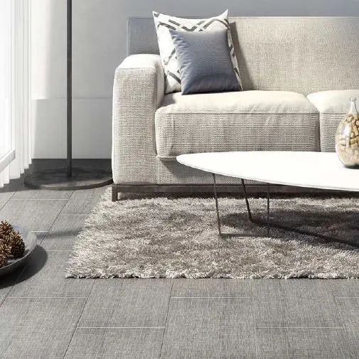 Indoor Tile Crystal Linho Dark Gray 99945 Angelgres Revestimentos Ceramicos Ltda For Floors Porcelain Stoneware Matte Indoor Tile Crystal Linho Dark Gray