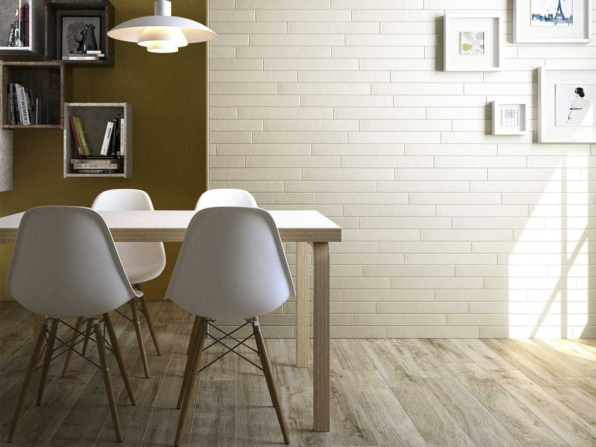 Indoor Tile Wall Ceramic Rectangular Brickwall Ceramiche