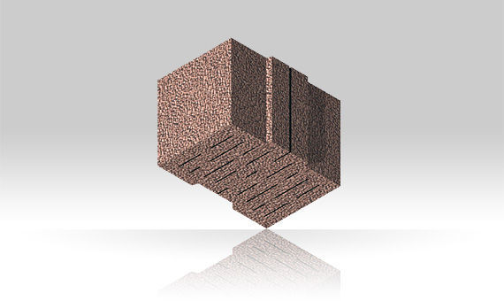 Insulating Brick - Bisoclassic - BISOTHERM - For Masonry