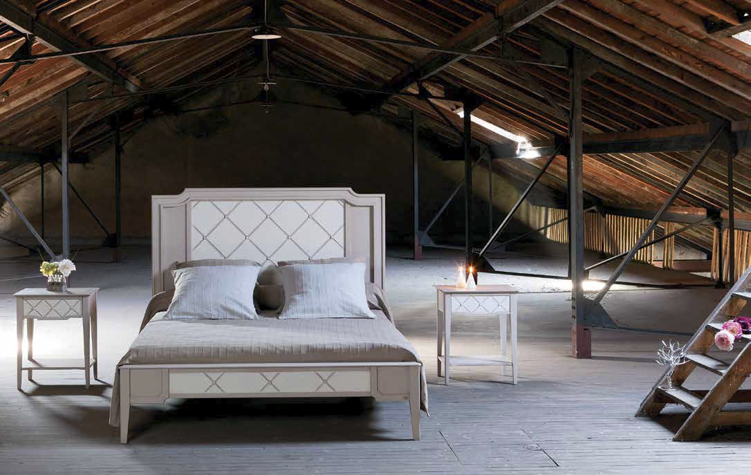Double Bed 11000 Lit Quartet Ovation Paris Traditional With Headboard Wooden Double Bed 11000 Lit Quartet