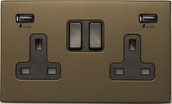 Power Socket - HARTLAND CFX® - Hamilton Litestat - USB / Double / Wall ...