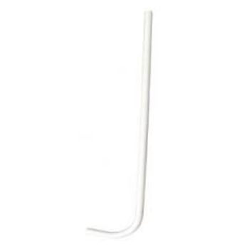 PVC electrical conduit - HOCKEY STICK WHITE - Tricel - flexible