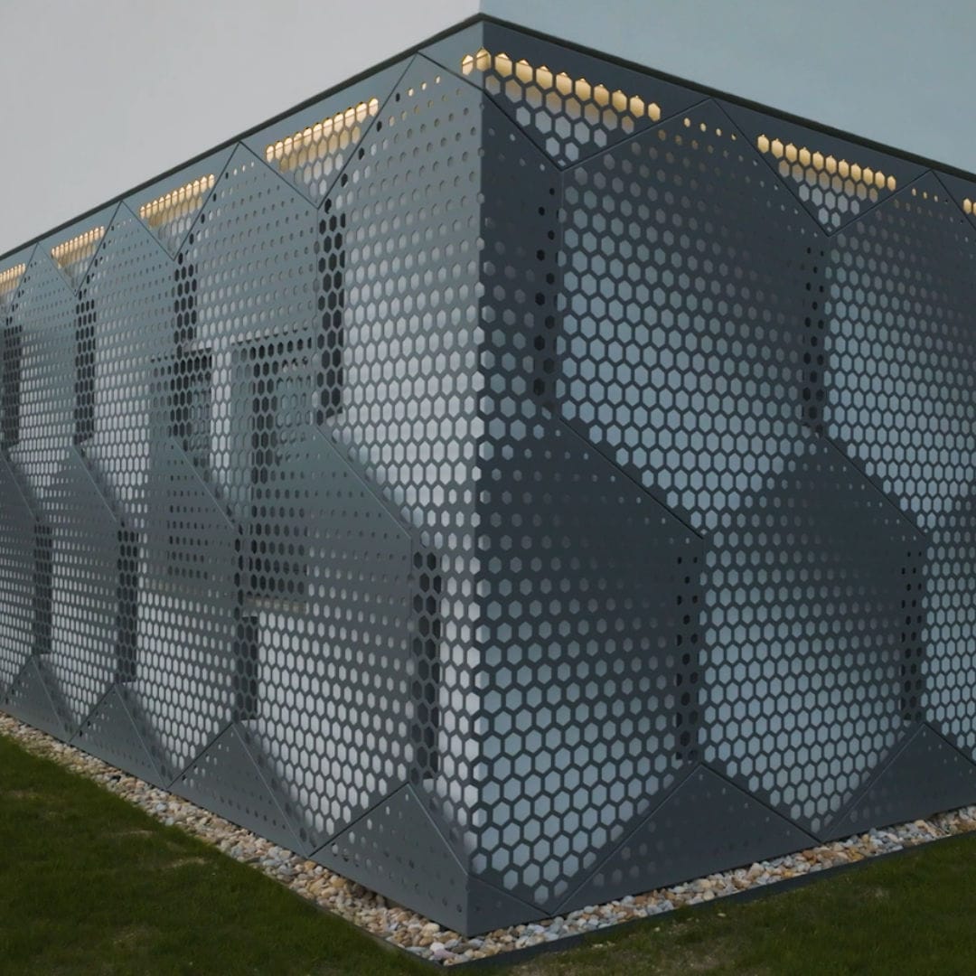 Panel cladding BPLAN aluminum / 100 recyclable / perforated
