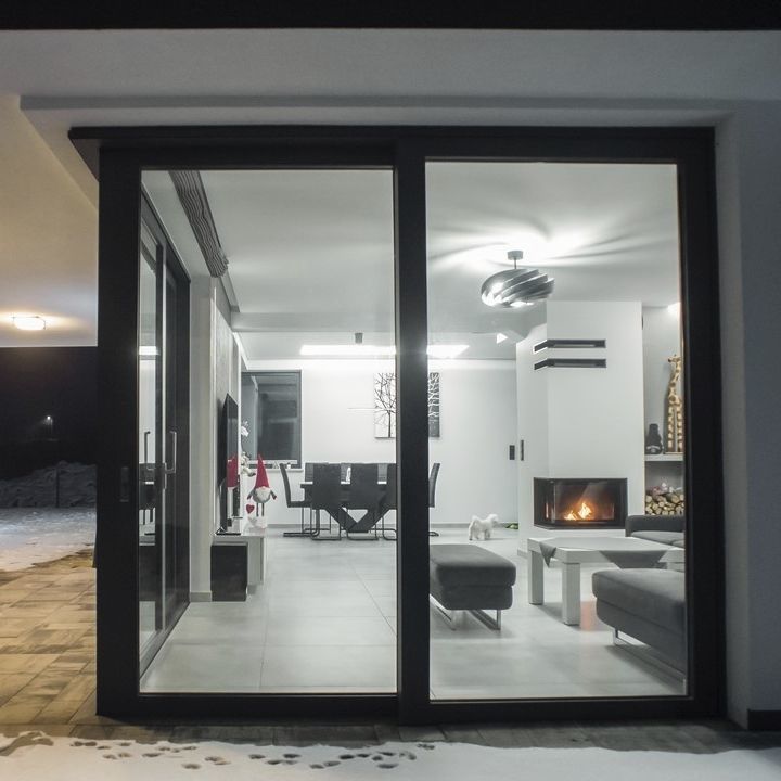 Liftandslide patio door FUTURO WISNIOWSKI aluminum / triple