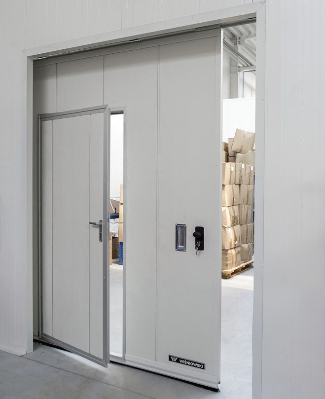 Sliding industrial door SlidePro WISNIOWSKI aluminum / automatic