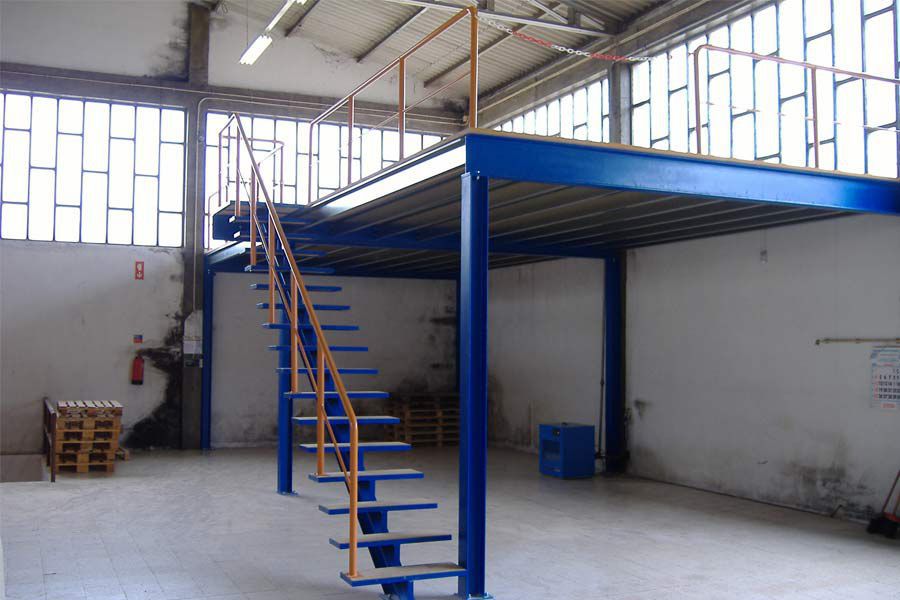 Steel mezzanine - PNB - for industrial use