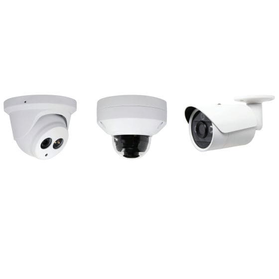 IP security camera 4 MP Control4 dome / bullet / wallmounted