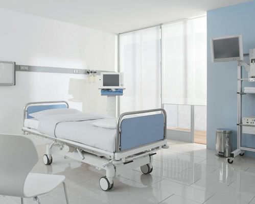 Medical bed - Embru - contemporary / reclining / aluminum