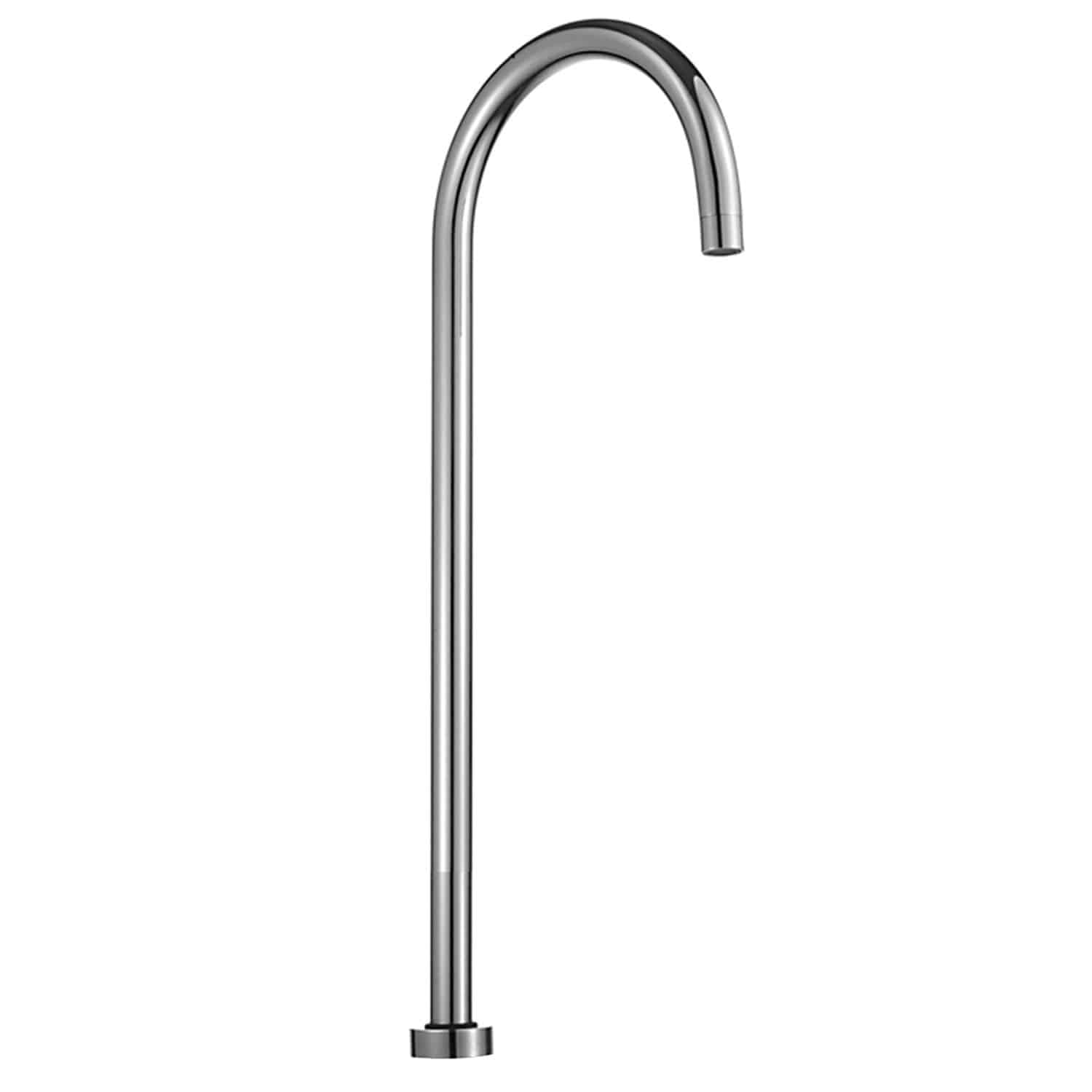 Chromed metal bathtub spout NOSTROMO 9350 FANTINI floormounted