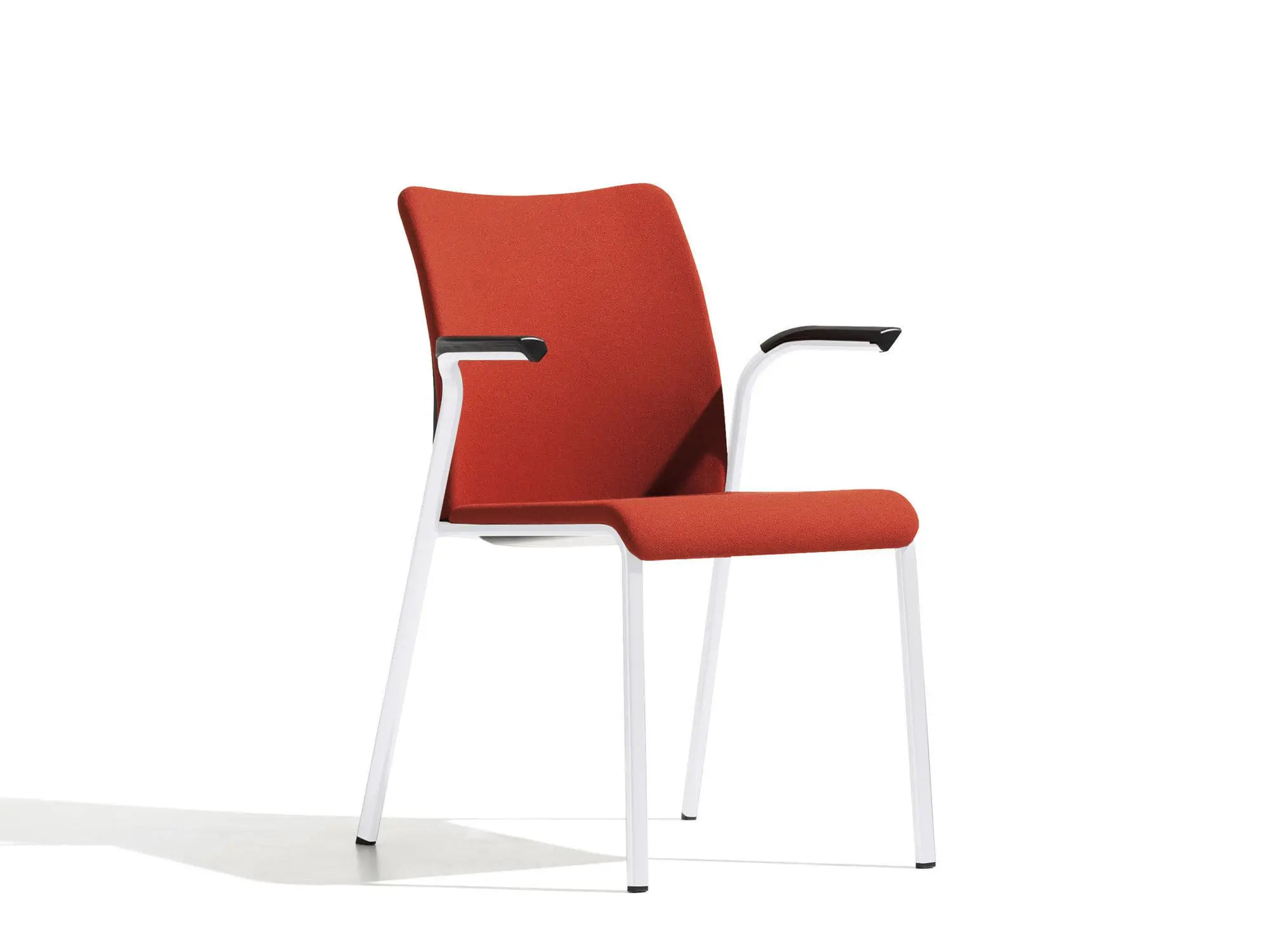 Contemporary visitor chair EASTSIDE Steelcase fabric steel plastic