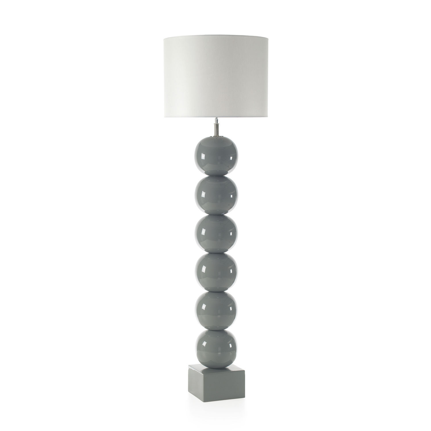 Floor Standing Lamp Contemporary Fabric Ceramic Home Bilba Floor Standing Lamp Contemporary Fabric Ceramic