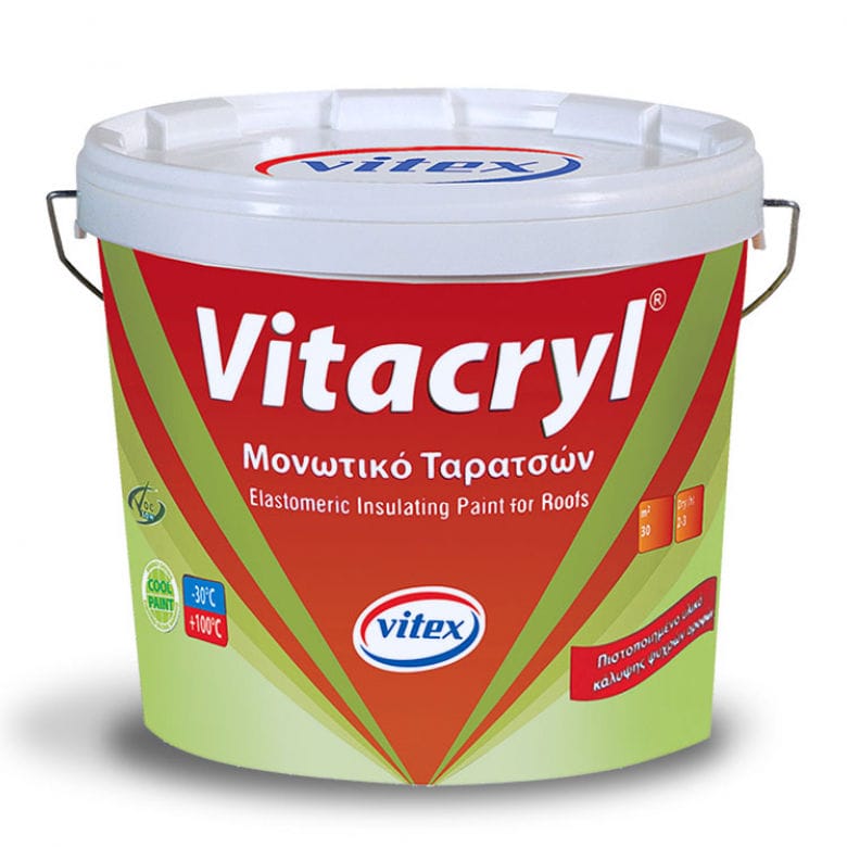 Protective paint VITACRYL VITEX insulating / outdoor / for roofs