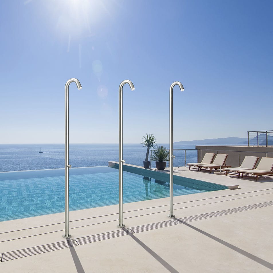 Pool outdoor shower OUT001 Linki stainless steel / home / for
