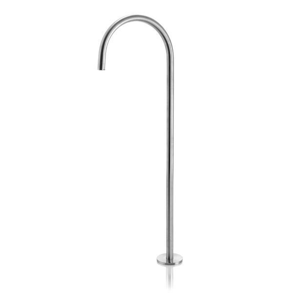 Stainless steel washbasin spout - CAN060 - Linki