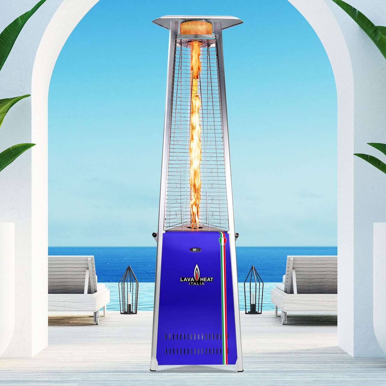 Floor infrared patio heater AL8RPSPRO Lava Heat Italia gas