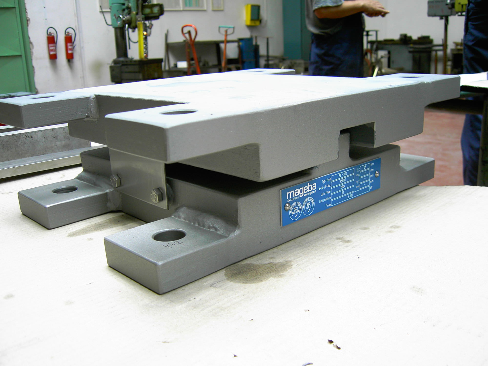 Structural bearing pad RESTONFORCE Mageba elastomer / for