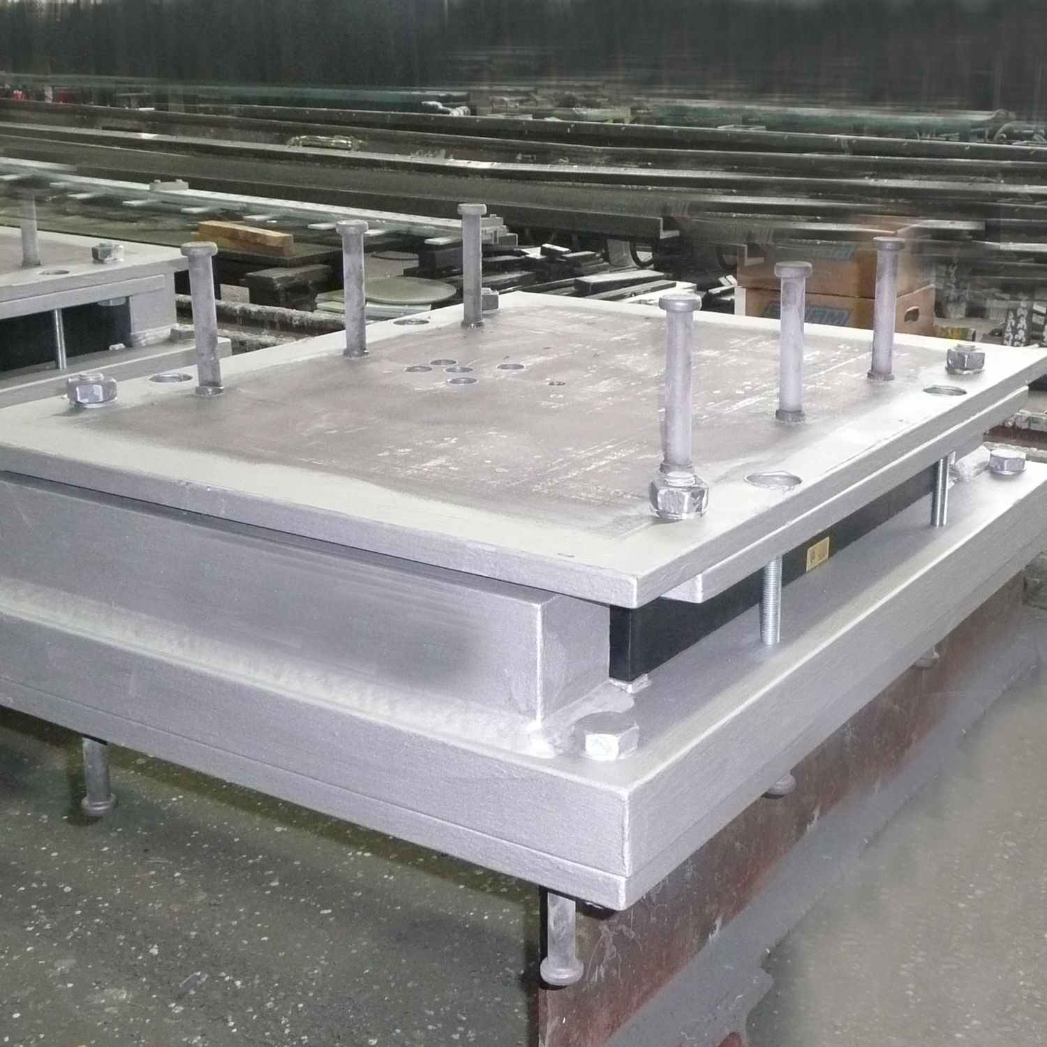 Structural bearing pad LASTOBLOCK B Mageba elastomer / for
