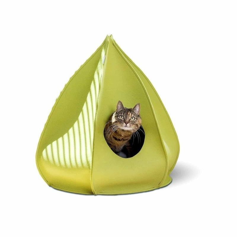 Felt cat niche - BERTA - pet.interiors - cotton / velvet