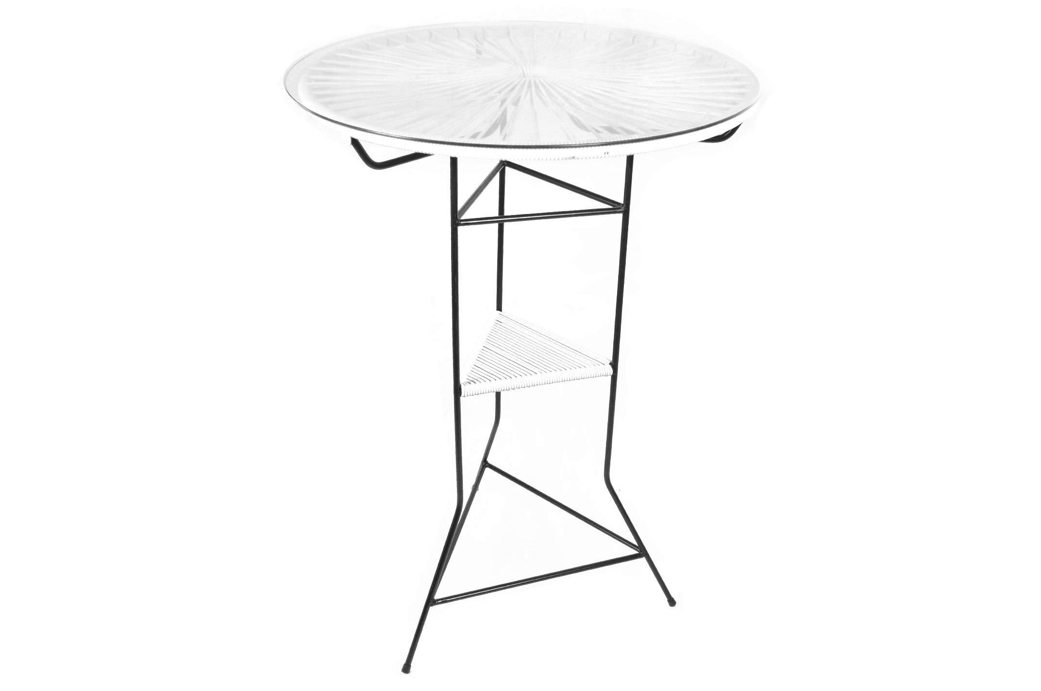 Contemporary high bar table TAMPICO BOQA glass / steel / plastic