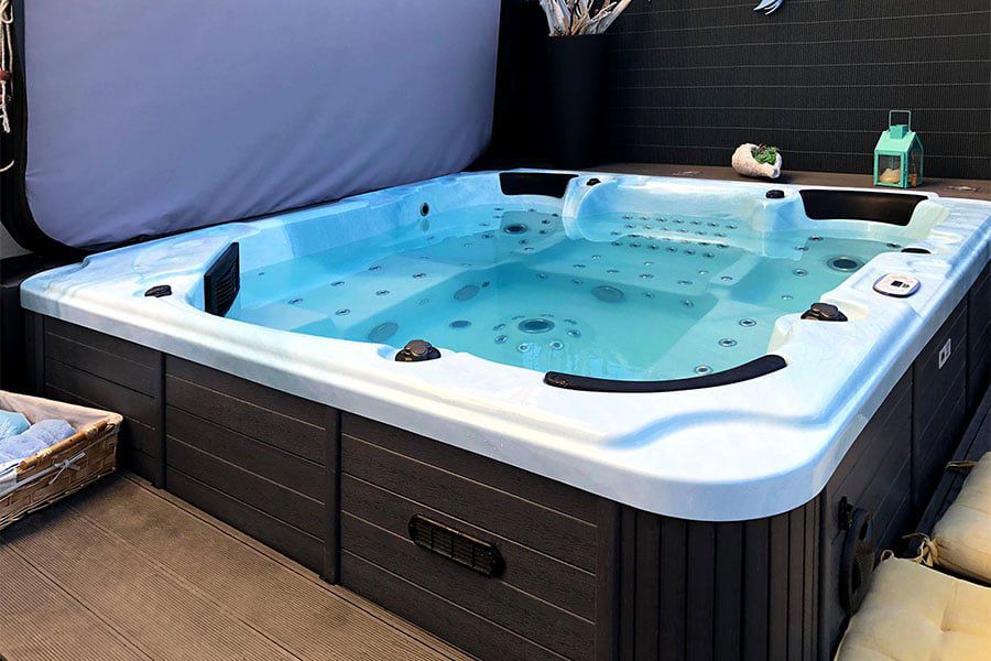 Built In Hot Tub Bl 876 Beauty Luxury Above Ground Square 7