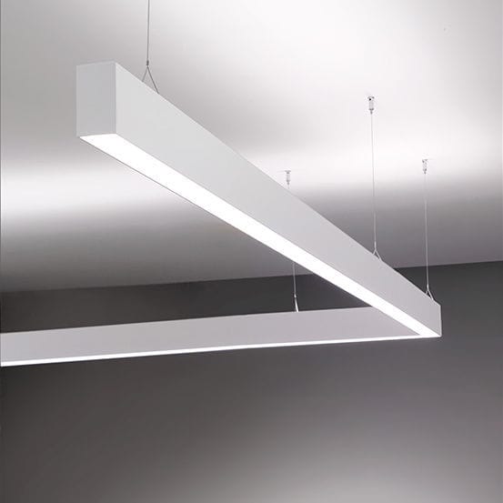 Hanging Light Fixture - LUCKY EVO B - Novalux S.r.l. - LED / Linear / IP20