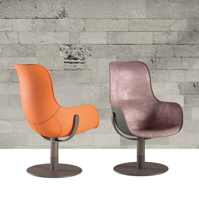 Contemporary armchair ALMA DIMENSIONE CHI WING LO fabric