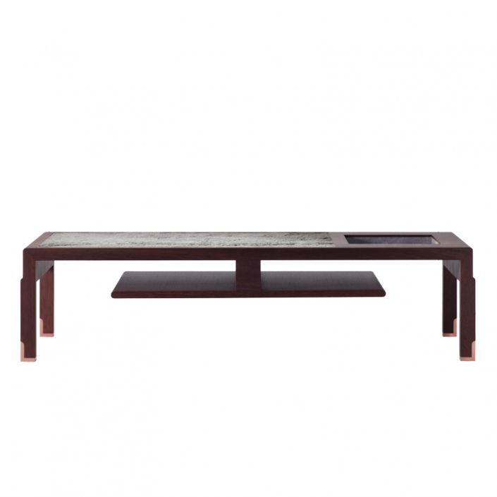 Contemporary coffee table - GAIA - DIMENSIONE CHI WING LO - sucupira ...