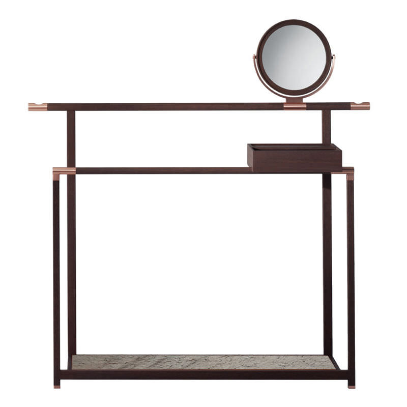 Floor coat rack KORI DIMENSIONE CHI WING LO contemporary / metal