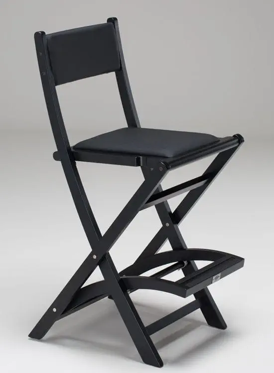 Wooden makeup chair ASTREA CANTONI with footrest folding ergonomic