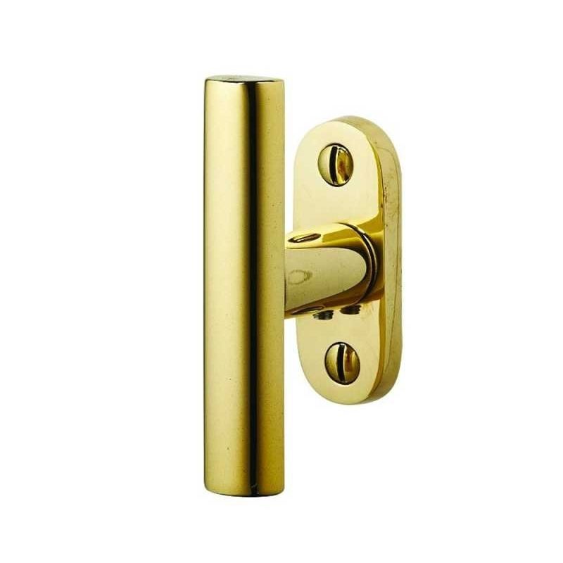 Window handle B/370 DCG PICARDIE brass / nickelplated brass