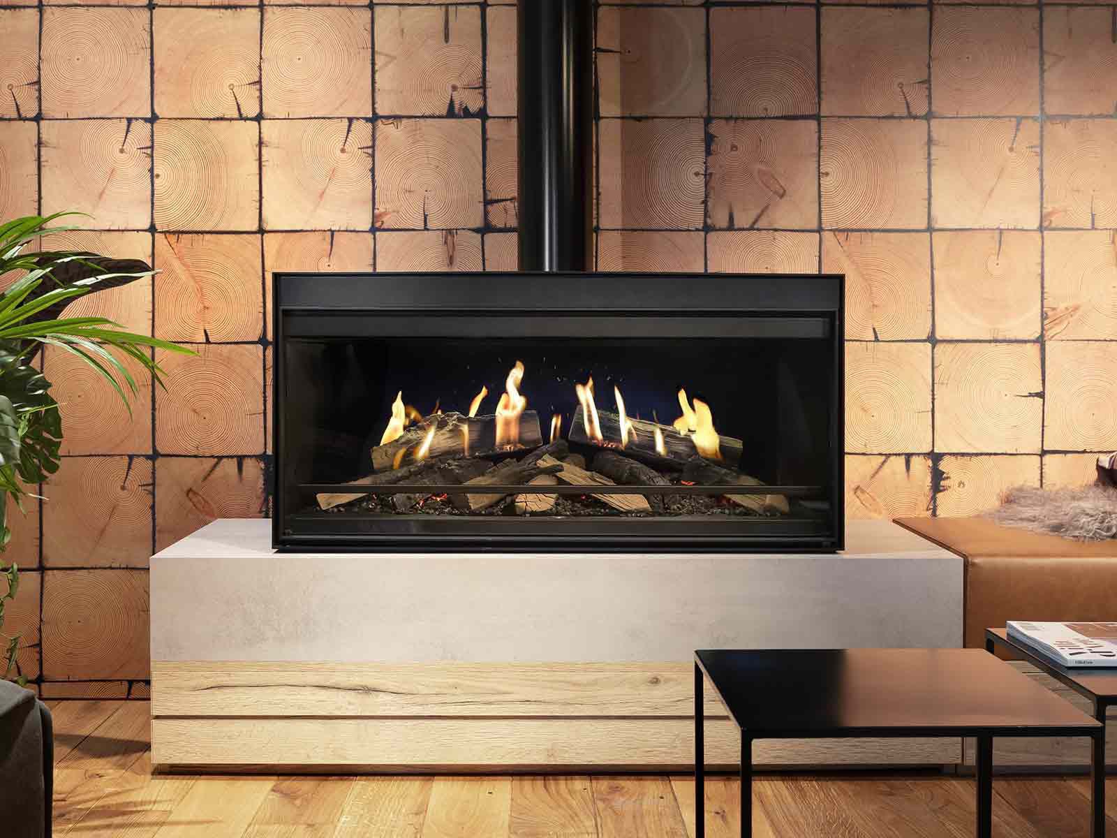 Electric open hearth - E-ONE 100F FR ELEKTROFEUER KALFIRE - Attika Feuer AG  - 1-sided / steel / for fireplaces